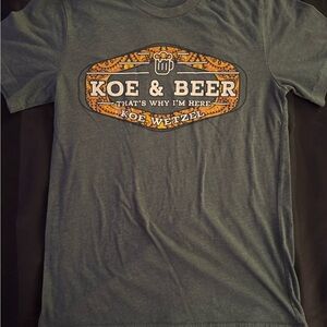 Koe Wetzel Gray Graphic T-Shirt for Men